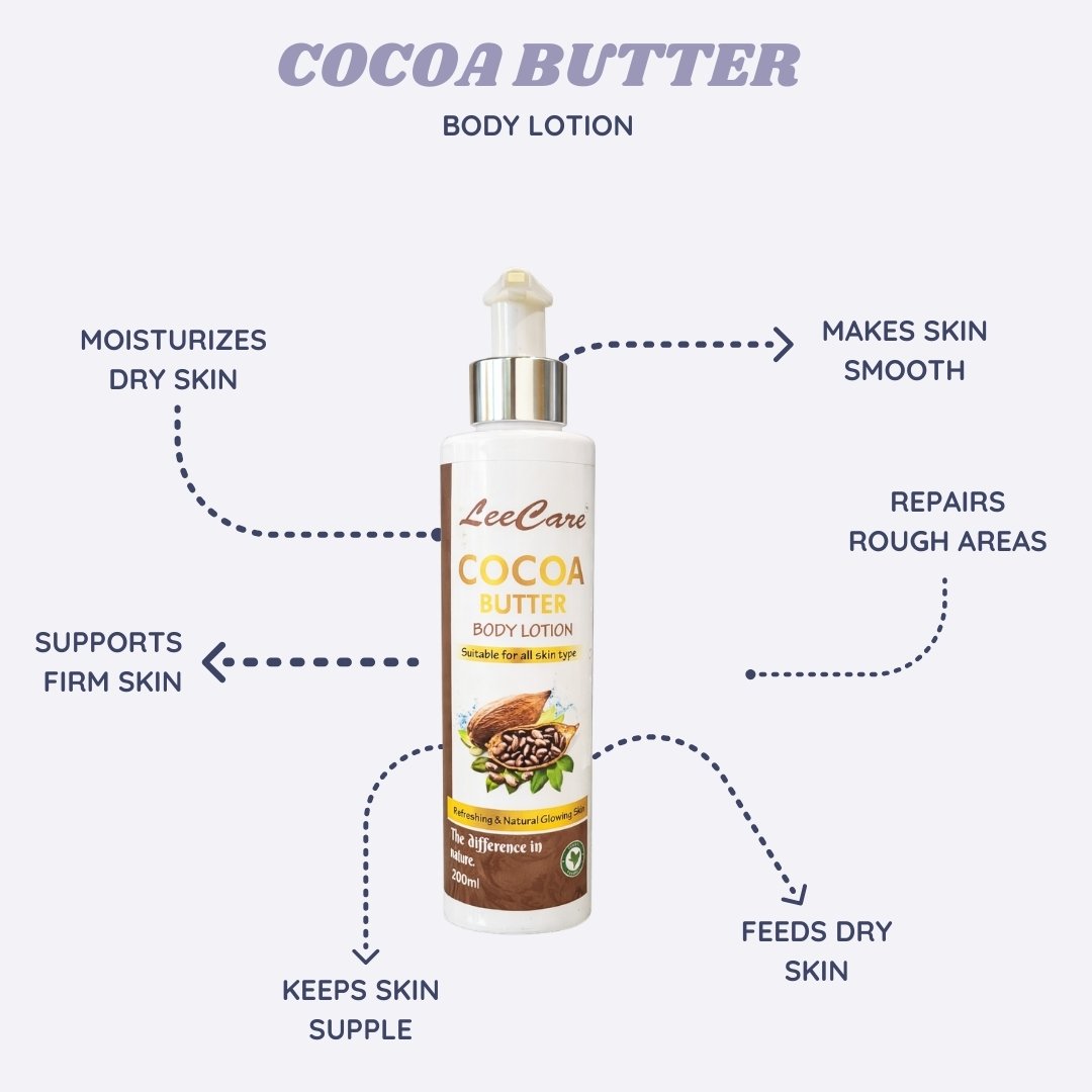 LeeCare Cocoa Butter Body Lotion - 200ml