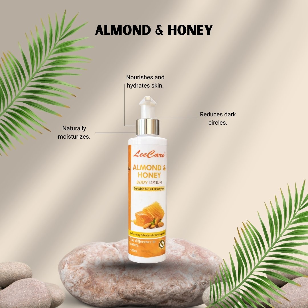 LeeCare Almond & Honey Body Lotion - 200ml