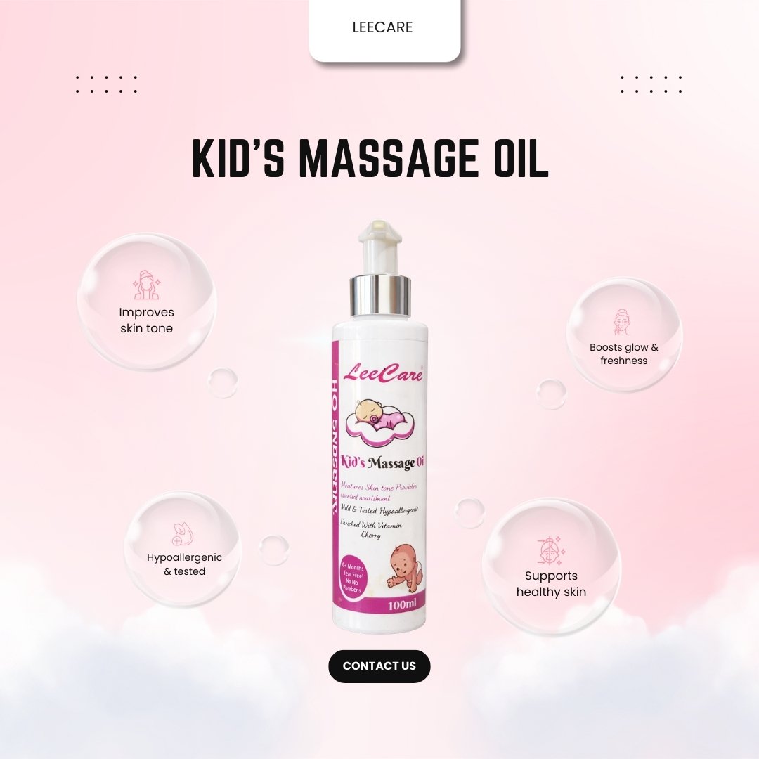 LeeCare Kid's Massage Oil - 100ml